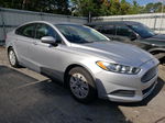 2014 Ford Fusion S Silver vin: 1FA6P0G77E5372217