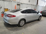 2014 Ford Fusion S Silver vin: 1FA6P0G77E5375974