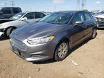 2014 Ford Fusion S Gray vin: 1FA6P0G78E5360108