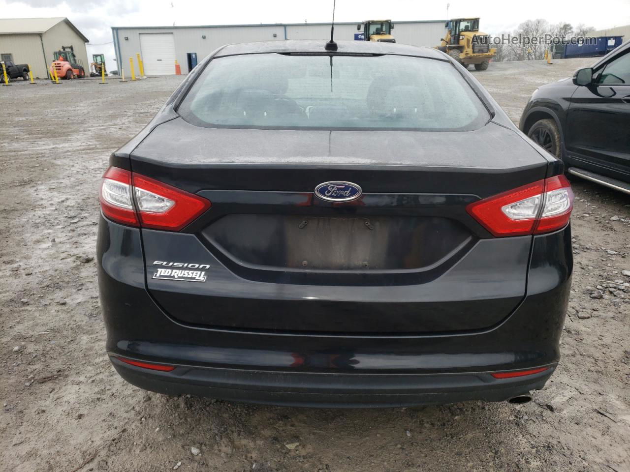 2014 Ford Fusion S Black vin: 1FA6P0G78E5369794