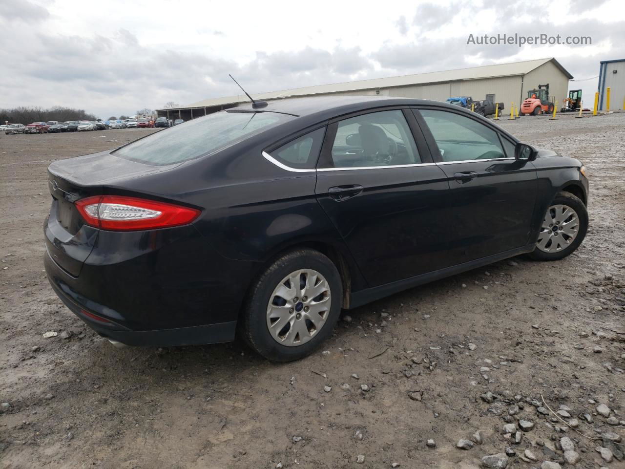 2014 Ford Fusion S Black vin: 1FA6P0G78E5369794