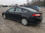 2014 Ford Fusion S Black vin: 1FA6P0G78E5369794