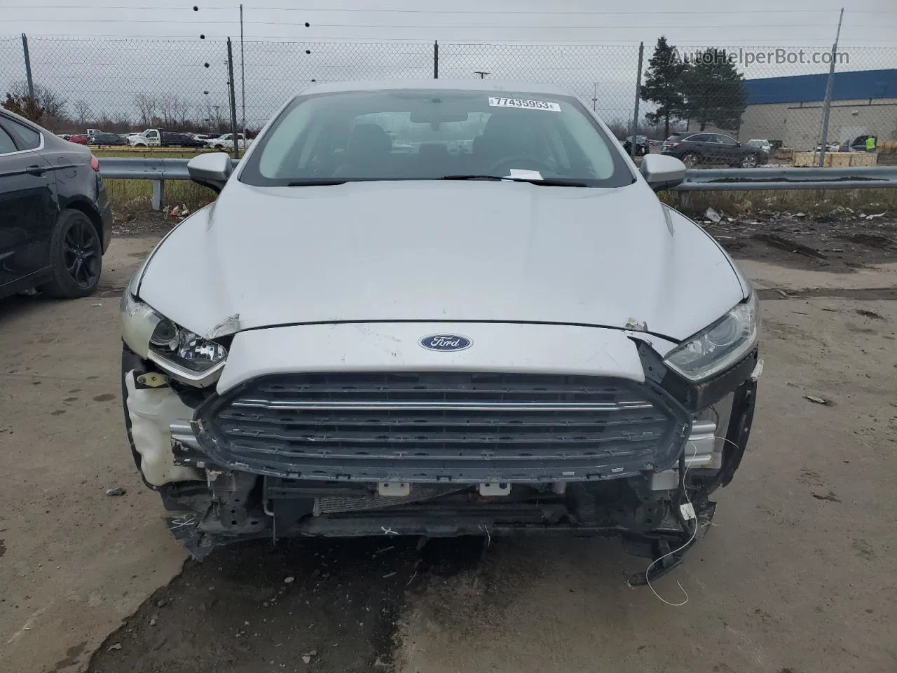 2014 Ford Fusion S Silver vin: 1FA6P0G78E5394114