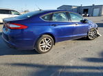 2015 Ford Fusion S Синий vin: 1FA6P0G78F5103287