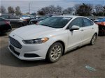 2016 Ford Fusion S Белый vin: 1FA6P0G78G5103825