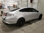 2014 Ford Fusion S Серебряный vin: 1FA6P0G79E5366872