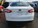 2015 Ford Fusion S White vin: 1FA6P0G7XF5127736