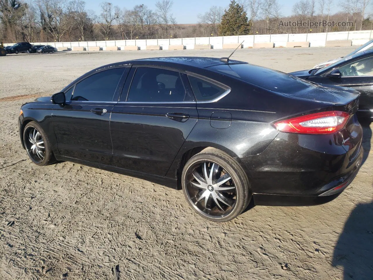 2014 Ford Fusion Se Black vin: 1FA6P0H70E5382750