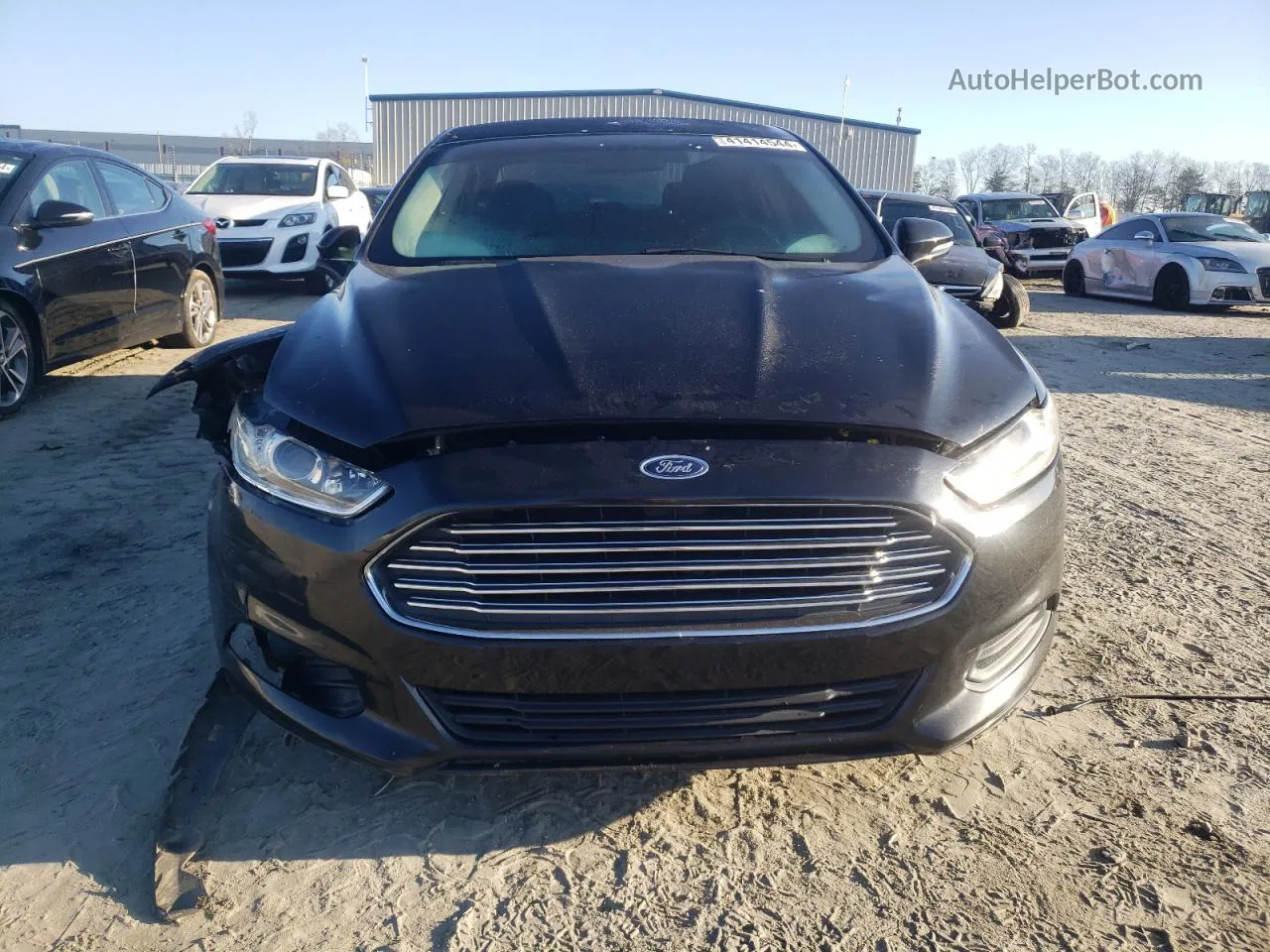 2014 Ford Fusion Se Black vin: 1FA6P0H70E5382750