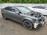 2015 Ford Fusion Se Gray vin: 1FA6P0H70F5104156