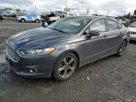 2015 Ford Fusion Se Gray vin: 1FA6P0H70F5118252