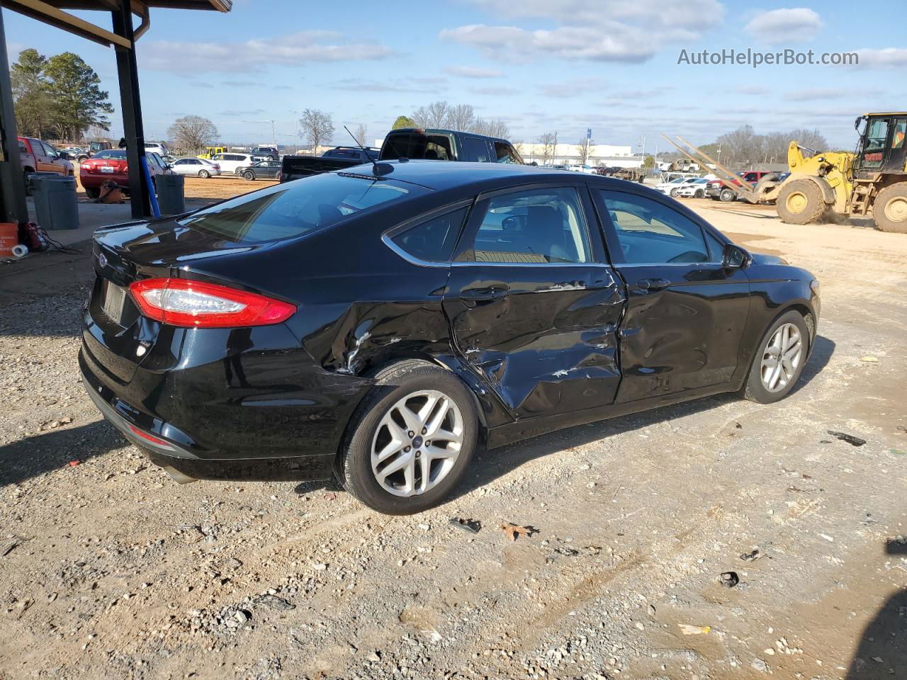 2016 Ford Fusion Se Черный vin: 1FA6P0H70G5123582