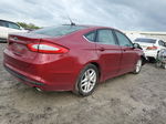 2014 Ford Fusion Se Red vin: 1FA6P0H71E5396527