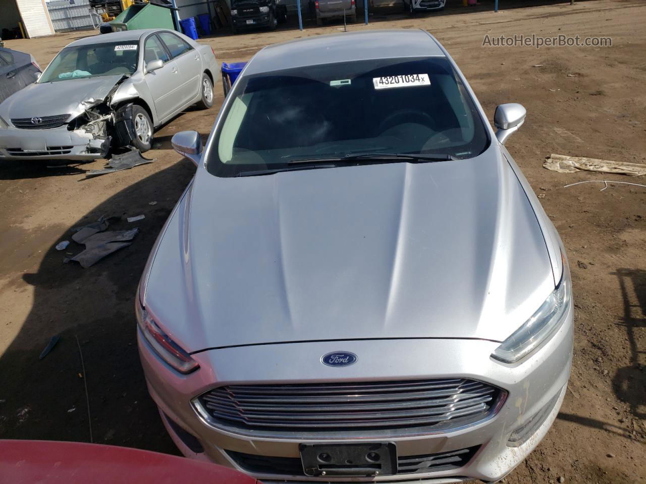 2014 Ford Fusion Se Silver vin: 1FA6P0H71E5400639