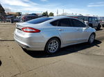 2014 Ford Fusion Se Silver vin: 1FA6P0H71E5400639