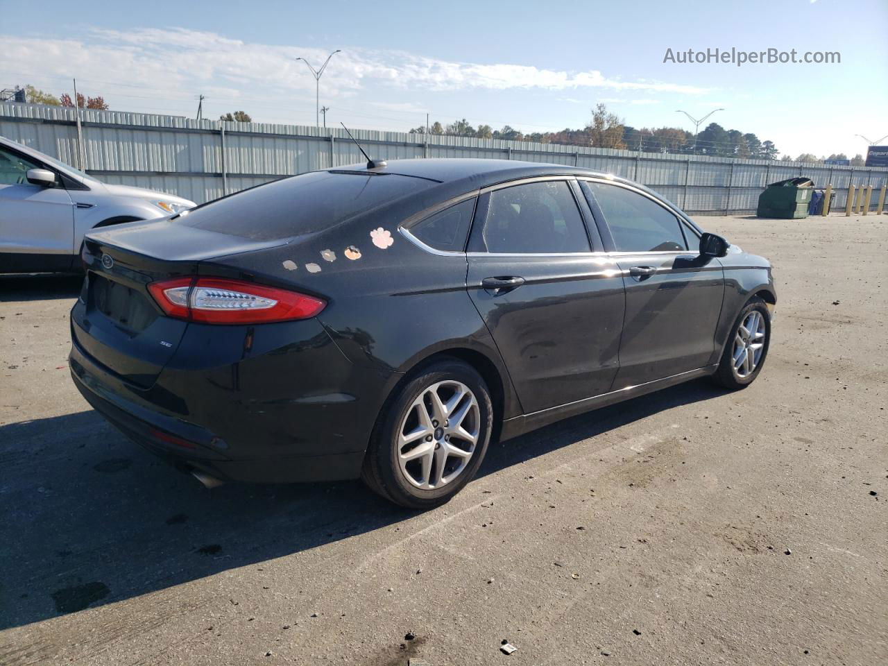 2015 Ford Fusion Se Black vin: 1FA6P0H71F5108295