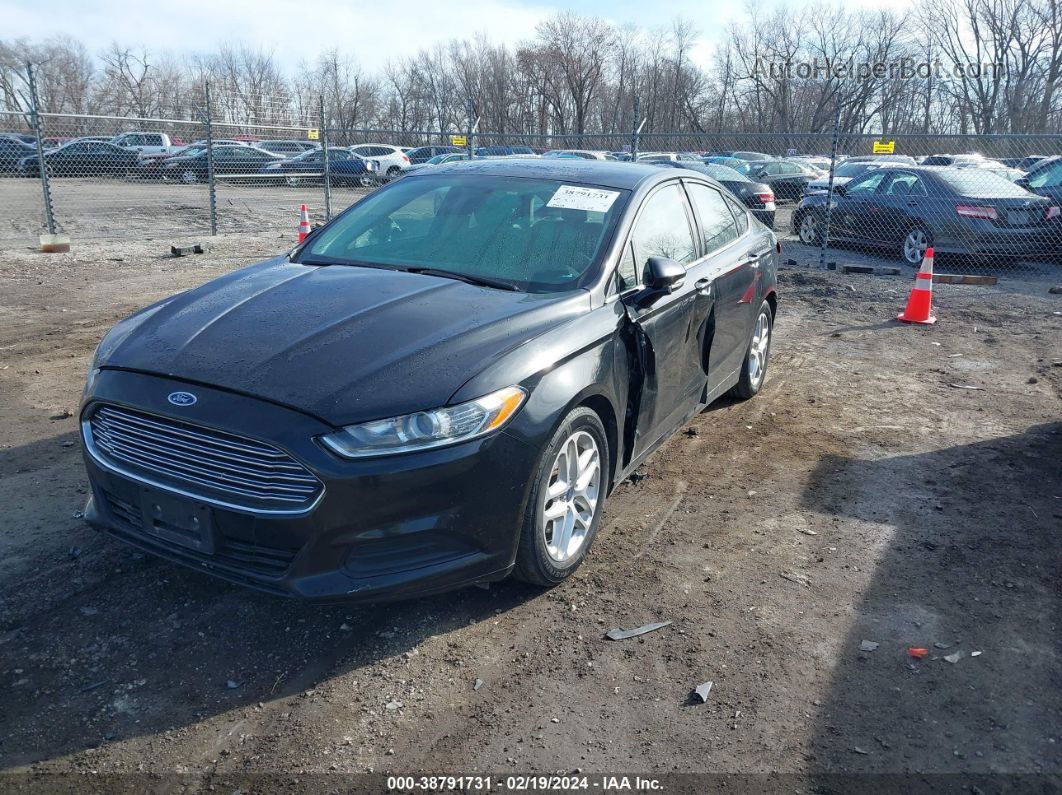 2015 Ford Fusion Se Black vin: 1FA6P0H71F5113755