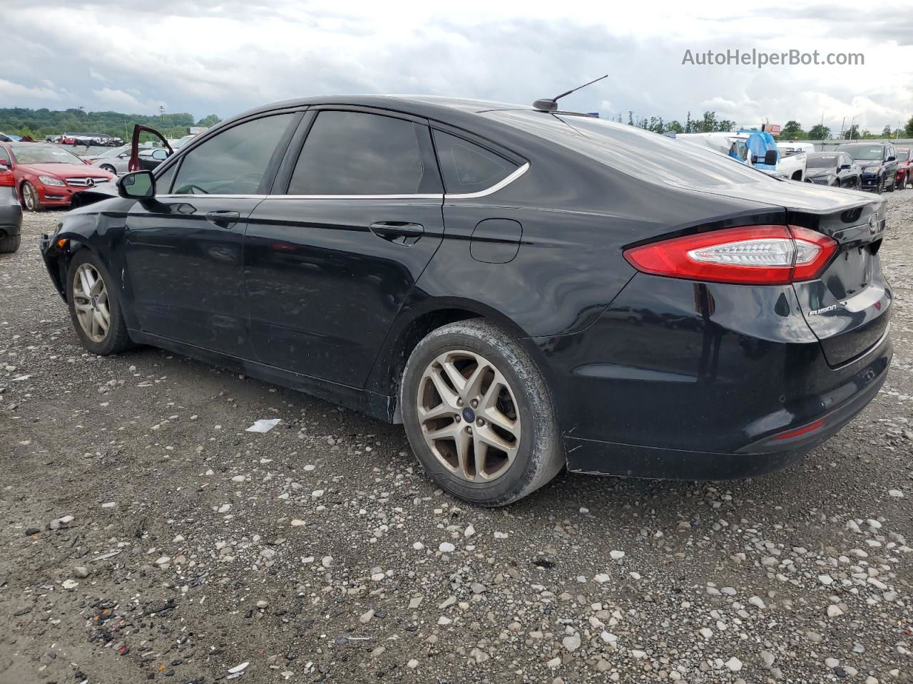 2016 Ford Fusion Se Black vin: 1FA6P0H71G5128998