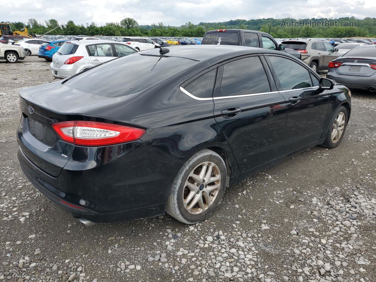 2016 Ford Fusion Se Черный vin: 1FA6P0H71G5128998