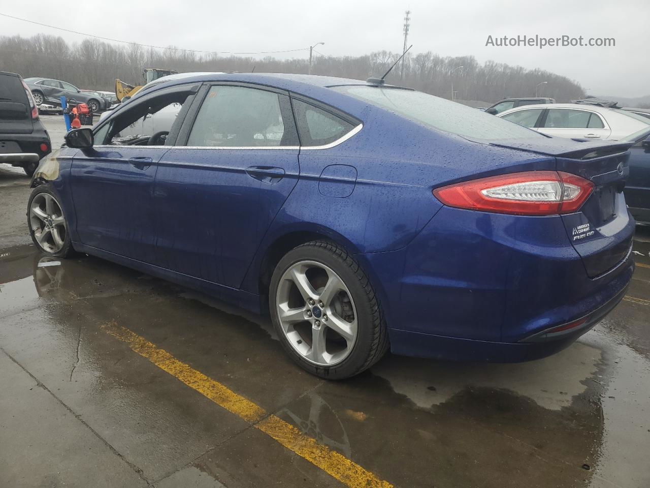 2014 Ford Fusion Se Blue vin: 1FA6P0H72E5353962