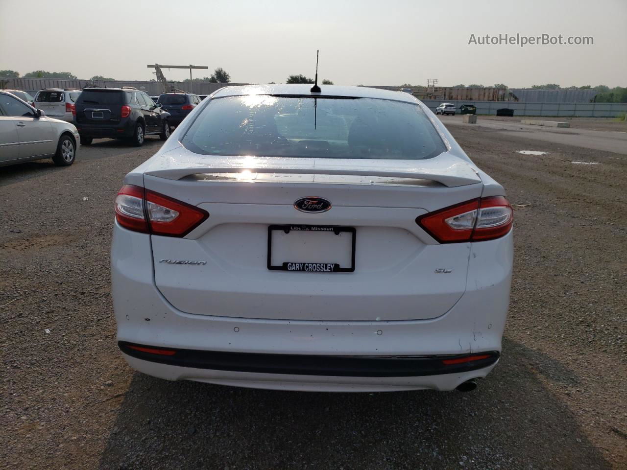 2014 Ford Fusion Se Белый vin: 1FA6P0H72E5361348