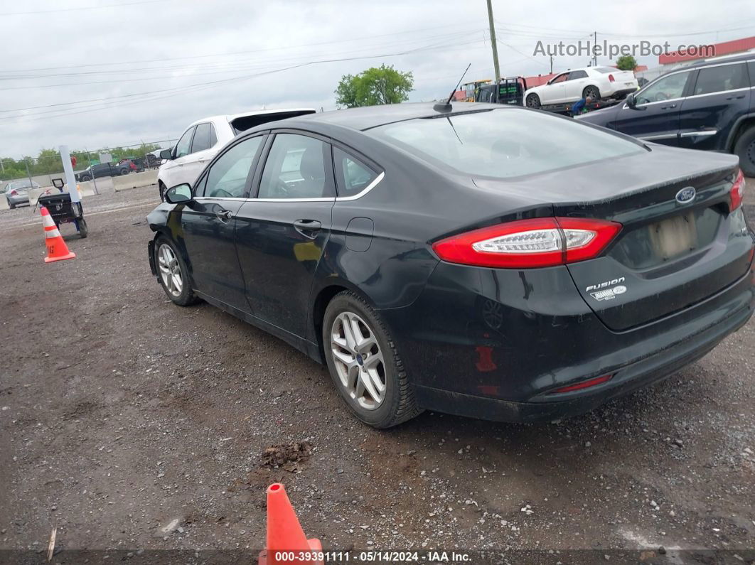 2014 Ford Fusion Se Black vin: 1FA6P0H72E5379221