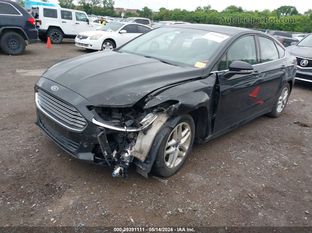 2014 Ford Fusion Se Black vin: 1FA6P0H72E5379221