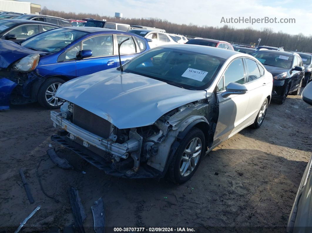 2015 Ford Fusion Se Silver vin: 1FA6P0H72F5115658