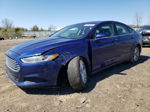 2015 Ford Fusion Se Blue vin: 1FA6P0H72F5125610