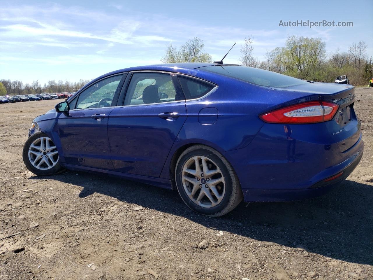 2015 Ford Fusion Se Blue vin: 1FA6P0H72F5125610