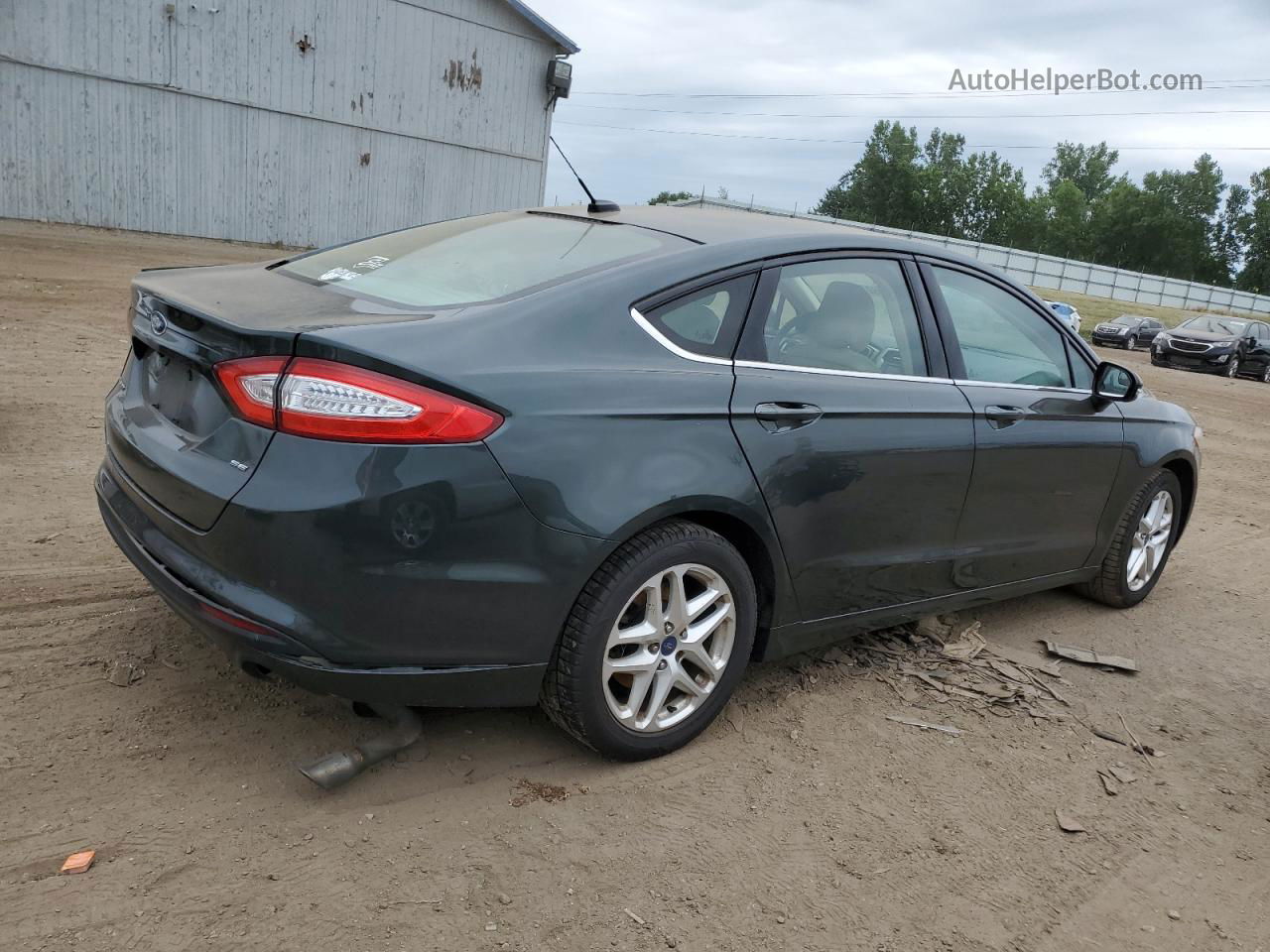 2016 Ford Fusion Se Gray vin: 1FA6P0H72G5101888