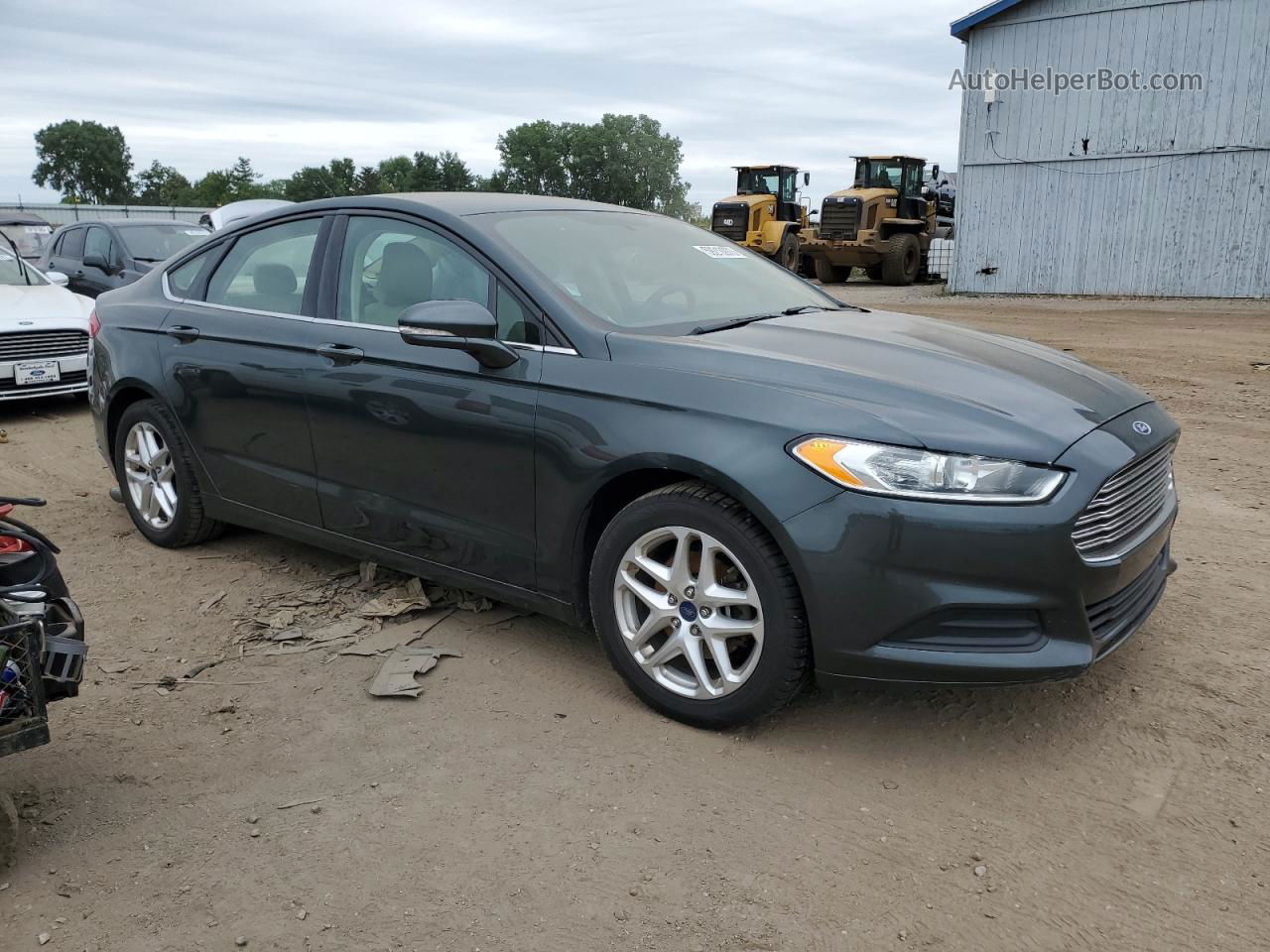 2016 Ford Fusion Se Gray vin: 1FA6P0H72G5101888