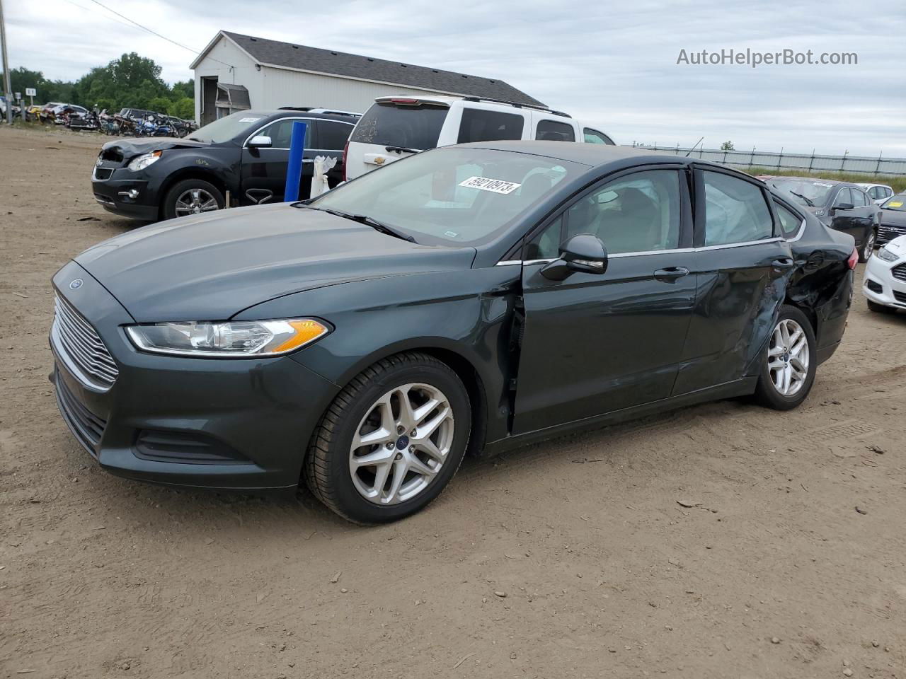 2016 Ford Fusion Se Gray vin: 1FA6P0H72G5101888