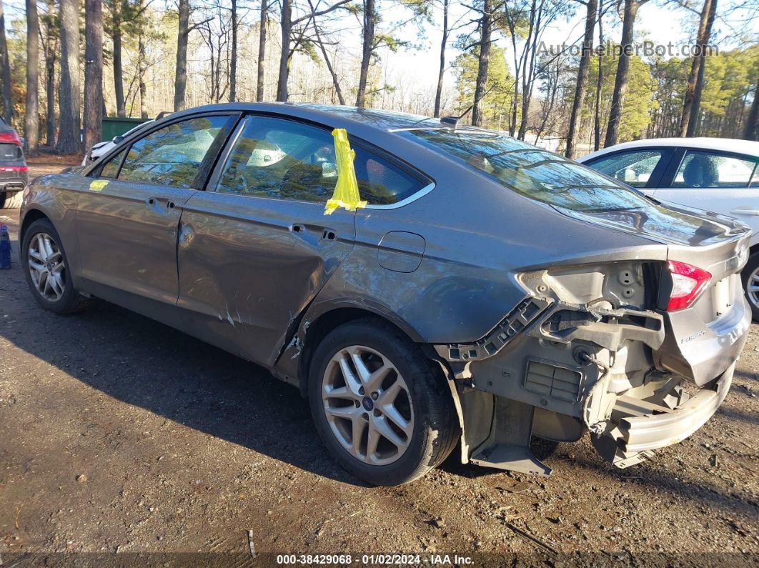 2014 Ford Fusion Se Gray vin: 1FA6P0H73E5376473