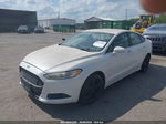 2014 Ford Fusion Se White vin: 1FA6P0H73E5399607