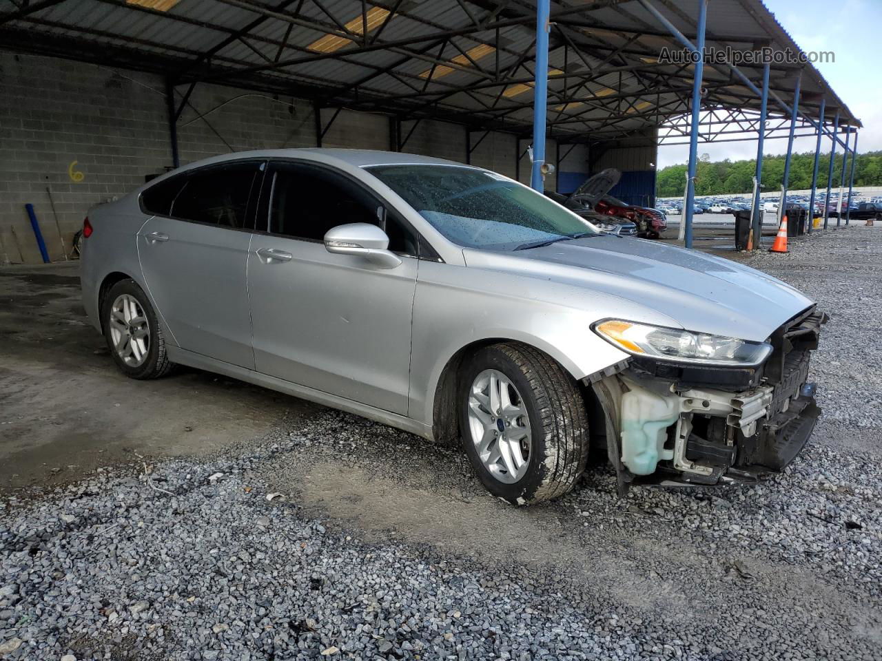 2015 Ford Fusion Se Silver vin: 1FA6P0H73F5117841