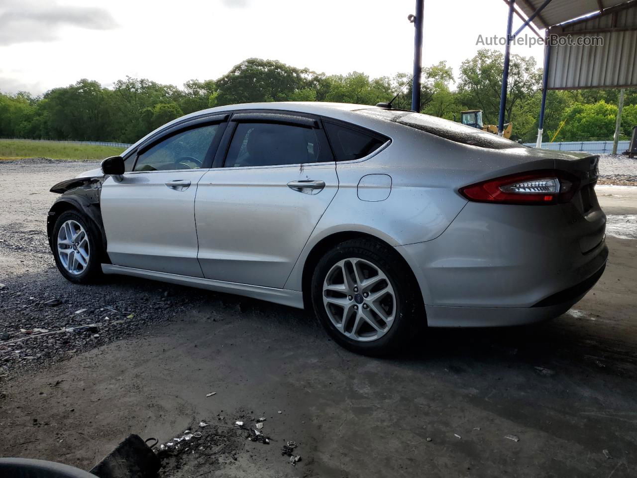 2015 Ford Fusion Se Silver vin: 1FA6P0H73F5117841