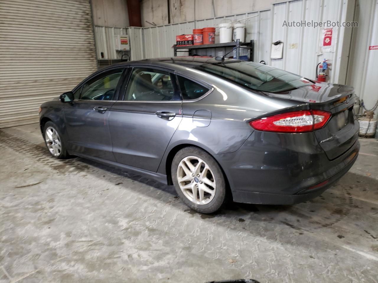 2015 Ford Fusion Se Gray vin: 1FA6P0H73F5124059