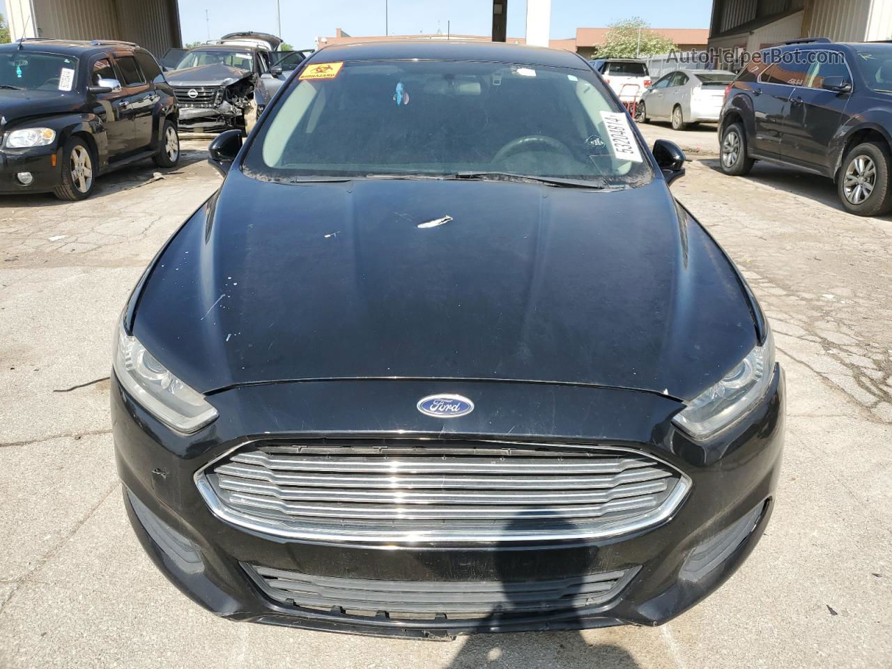 2016 Ford Fusion Se Black vin: 1FA6P0H73G5104900