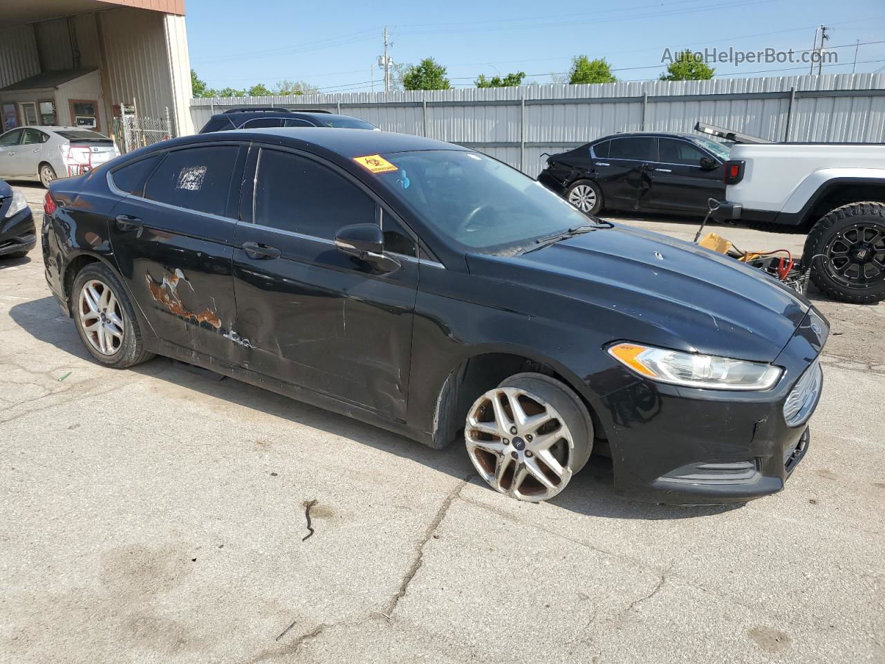 2016 Ford Fusion Se Black vin: 1FA6P0H73G5104900