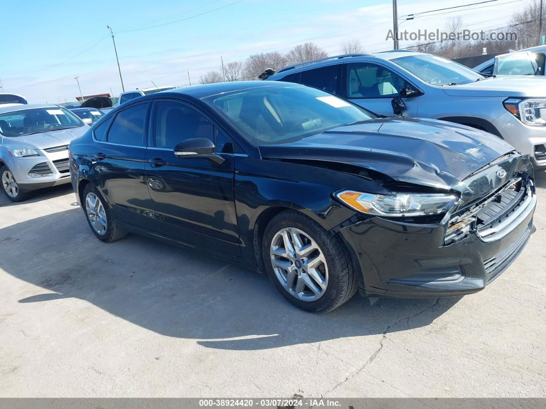 2016 Ford Fusion Se Black vin: 1FA6P0H73G5111345