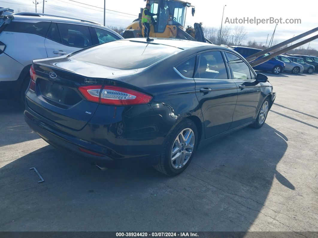 2016 Ford Fusion Se Black vin: 1FA6P0H73G5111345