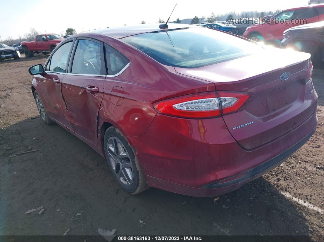 2016 Ford Fusion Se Красный vin: 1FA6P0H73G5116822