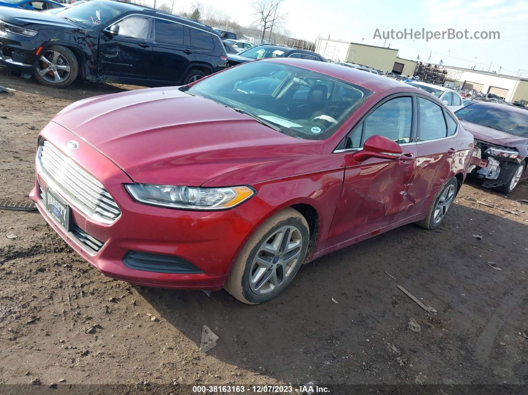 2016 Ford Fusion Se Красный vin: 1FA6P0H73G5116822