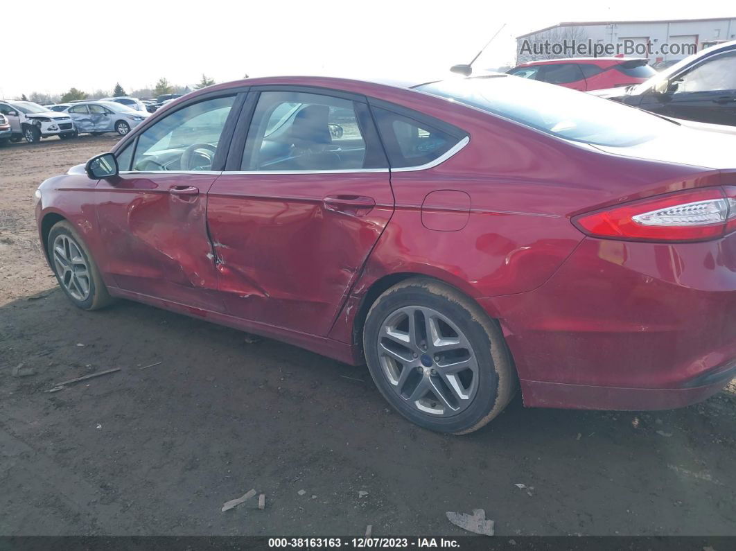 2016 Ford Fusion Se Красный vin: 1FA6P0H73G5116822