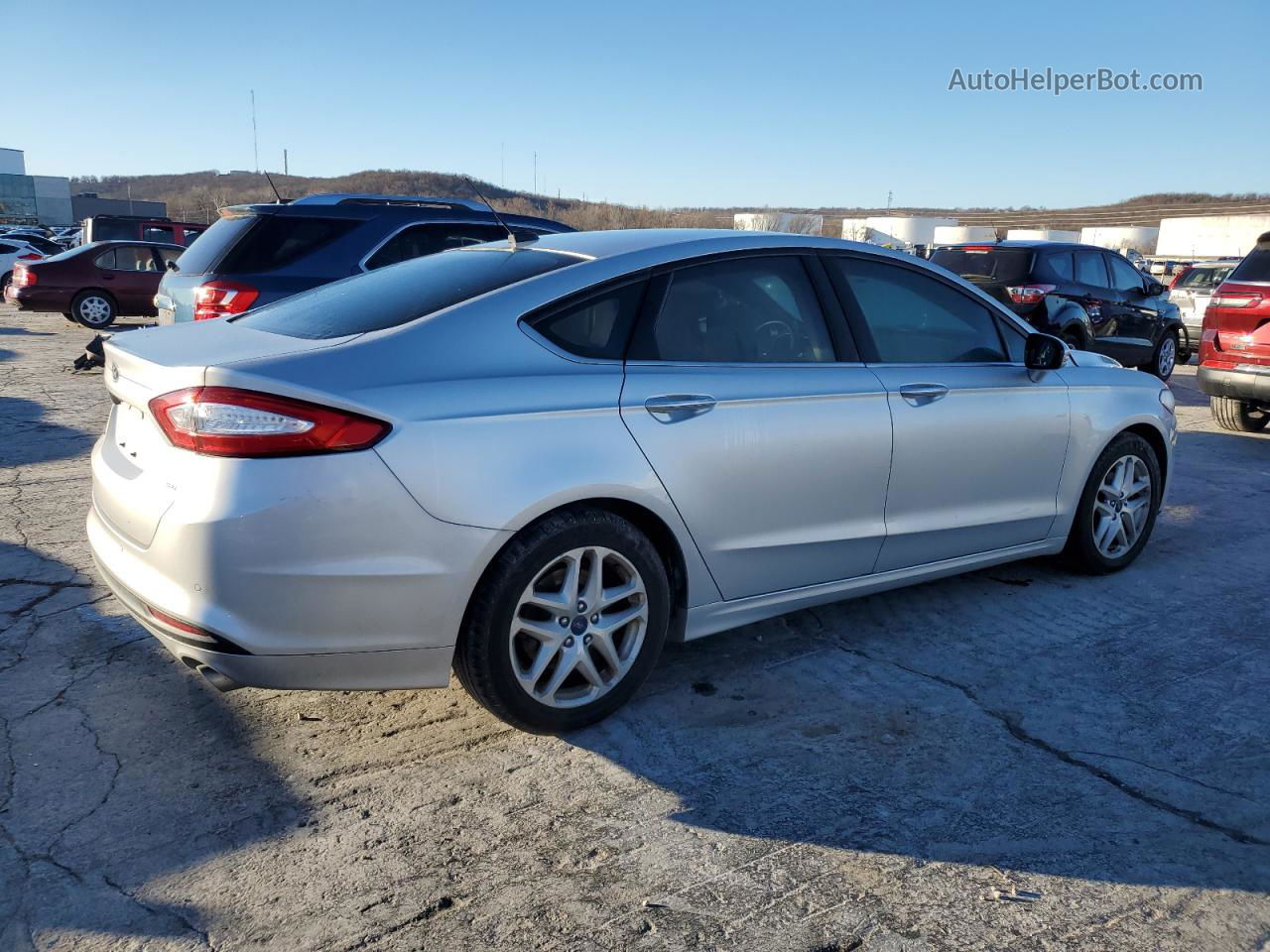 2016 Ford Fusion Se Silver vin: 1FA6P0H73G5133765