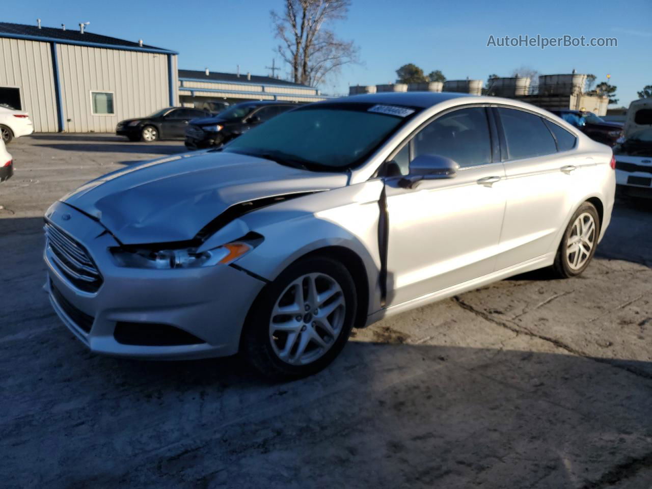 2016 Ford Fusion Se Silver vin: 1FA6P0H73G5133765