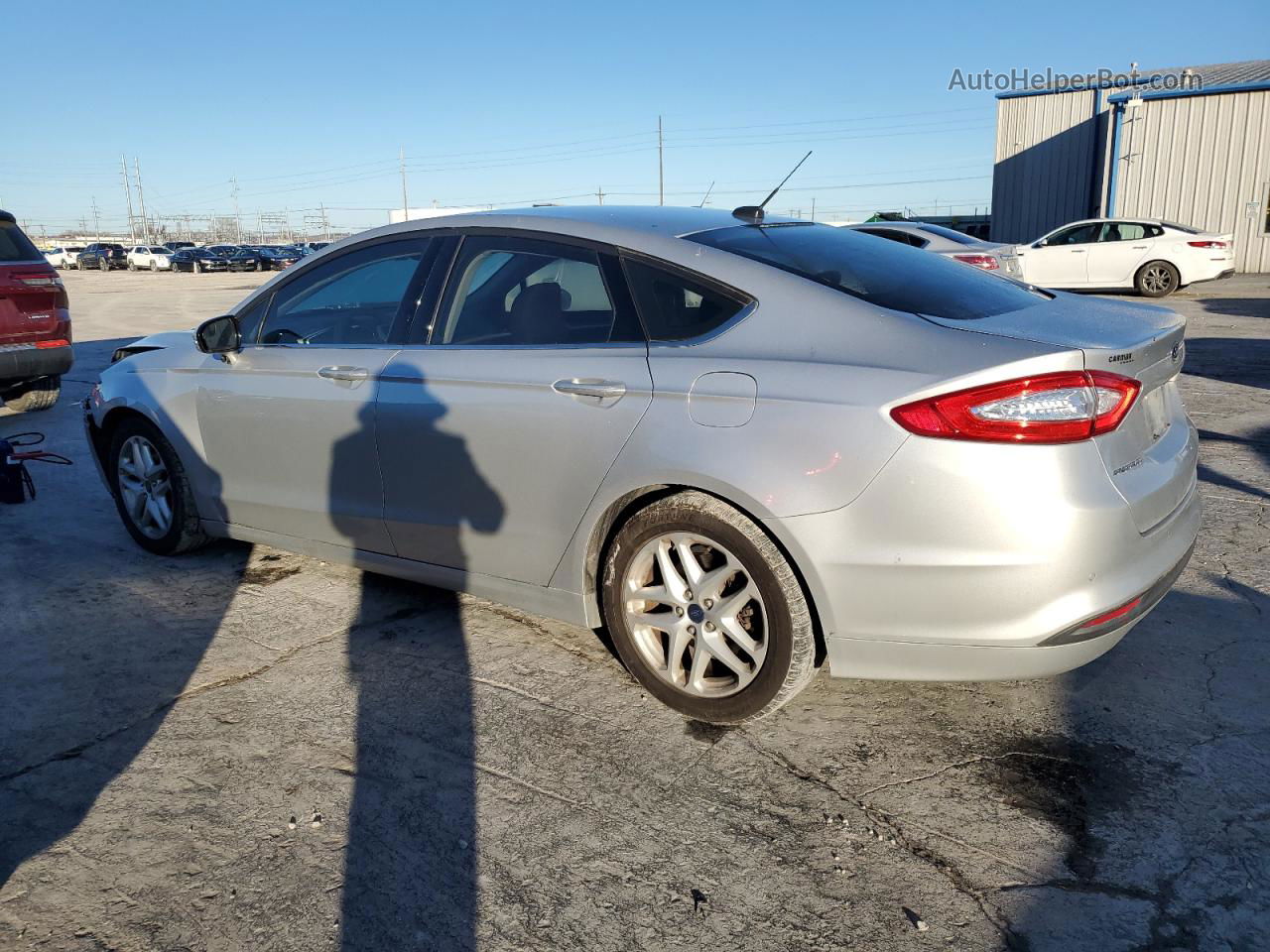 2016 Ford Fusion Se Silver vin: 1FA6P0H73G5133765