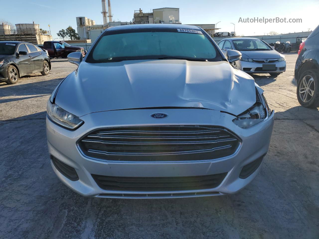 2016 Ford Fusion Se Silver vin: 1FA6P0H73G5133765