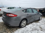 2014 Ford Fusion Se Gray vin: 1FA6P0H74E5371153